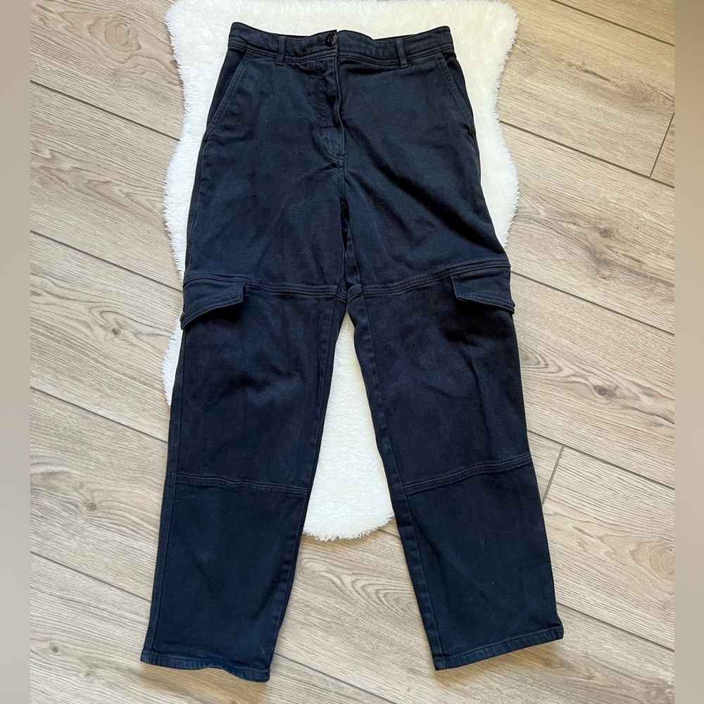 WILFRED Free Black Modern Cargo Pants Size 4